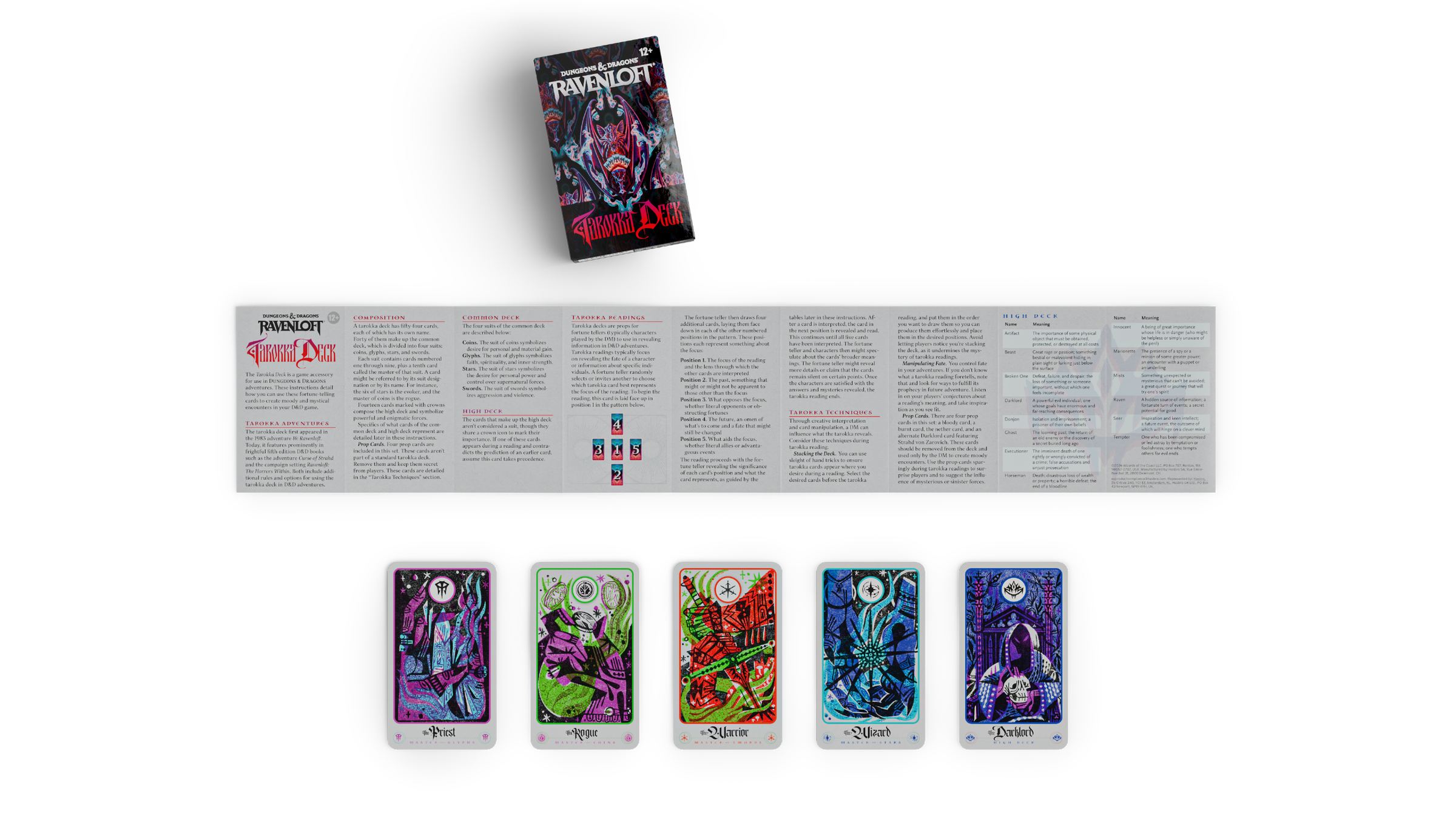 Ravenloft: The Horrors Within Tarokka Deck | Aegis Games
